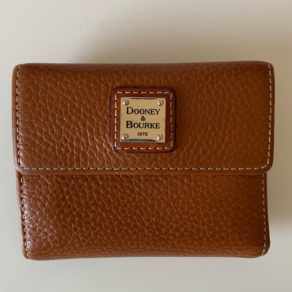 Dooney & Bourke Tri Fold Leather Wallet